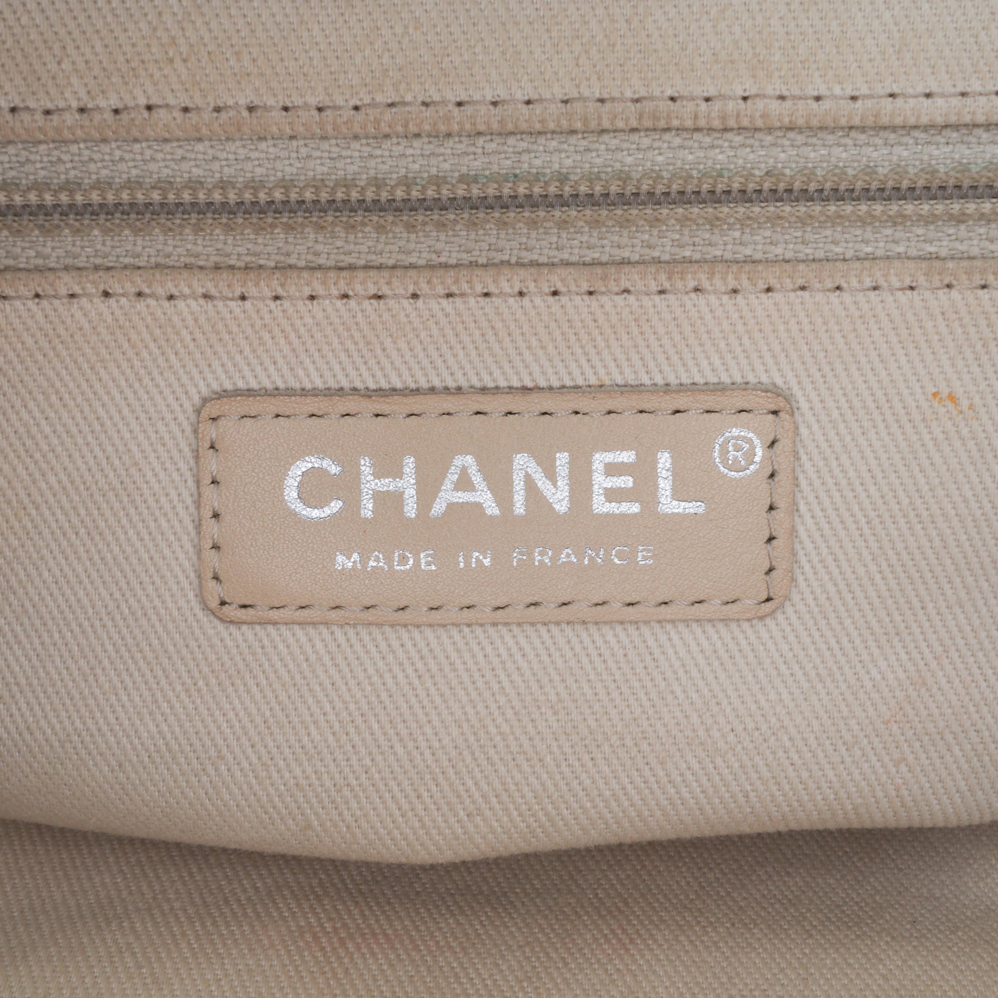 CC Quilted Caviar Frame Shopping Tote