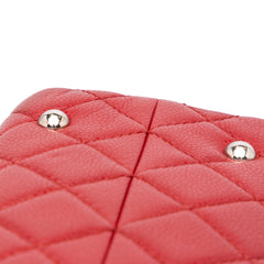 CC Quilted Caviar Frame Shopping Tote