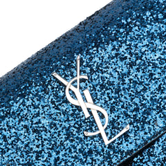 Small Glittered Leather Monogram Sunset Crossbody