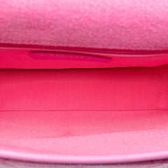 Small CC Quilted Denim Messenger Flap