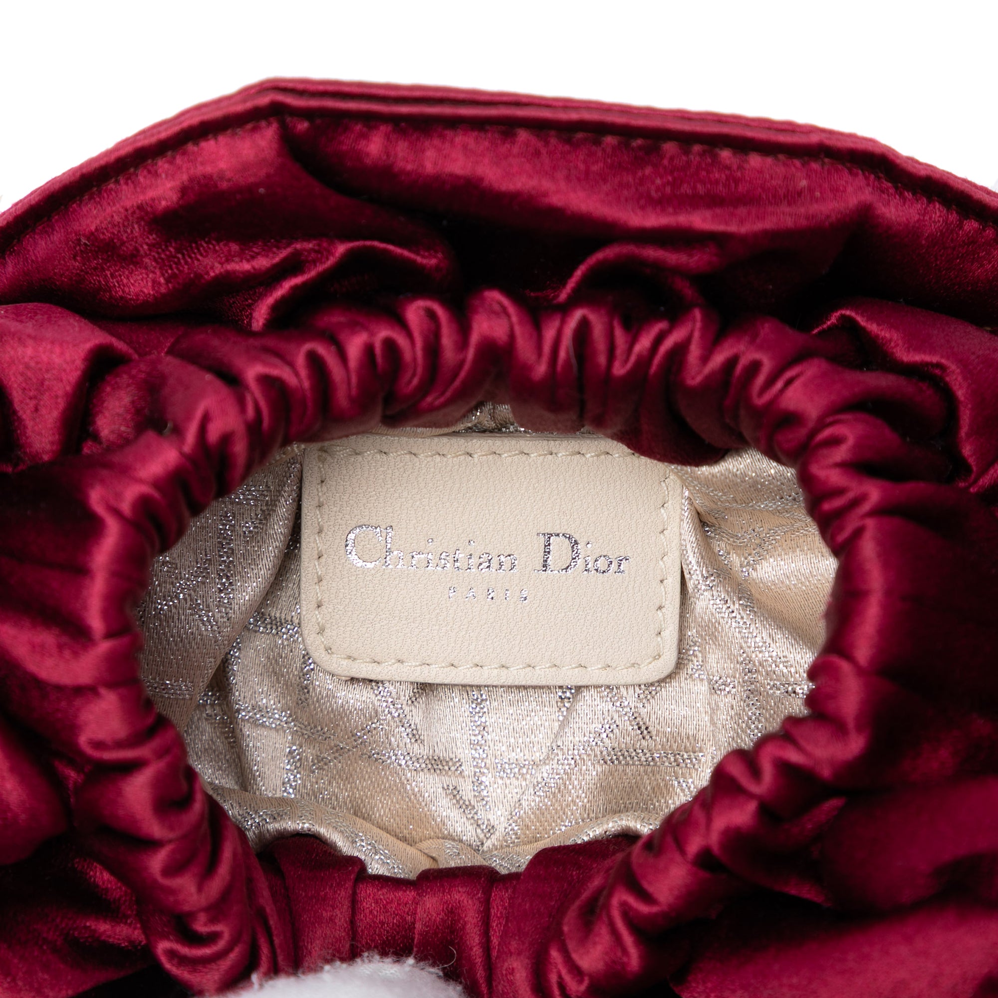 Mini Satin Malice Pearl Handbag