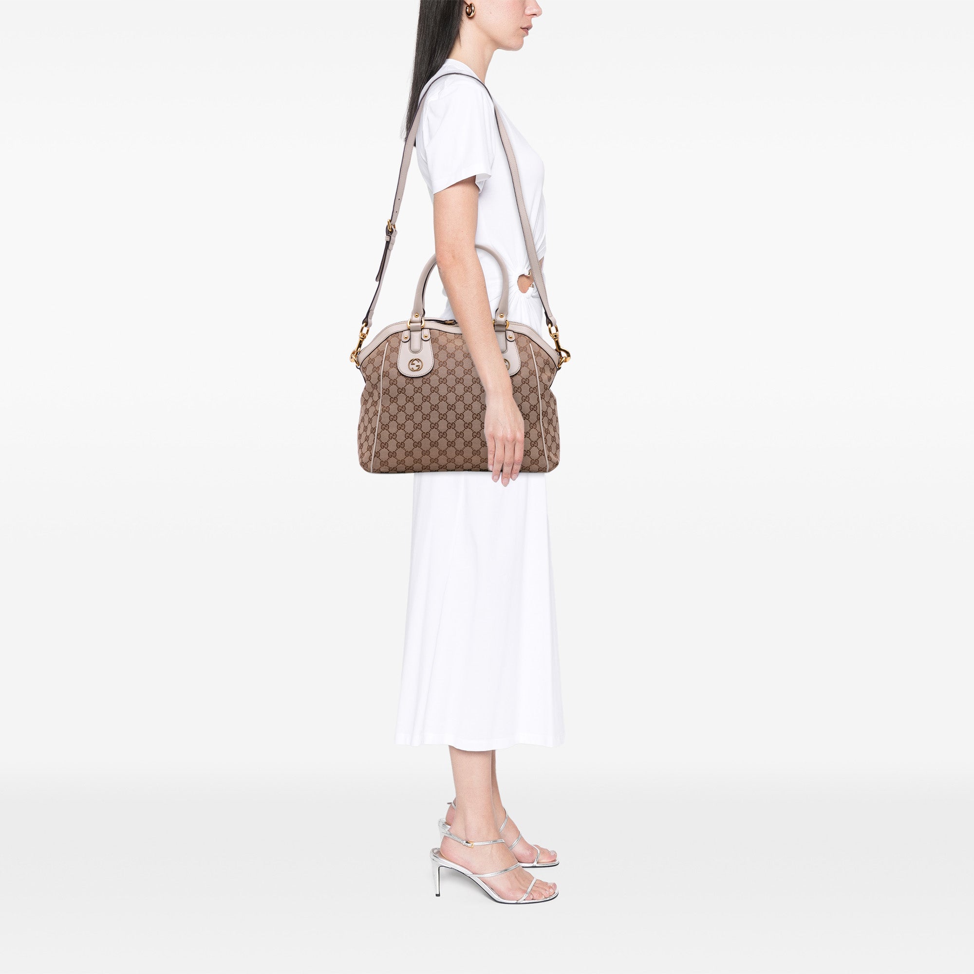 GG Canvas Scarlett Satchel