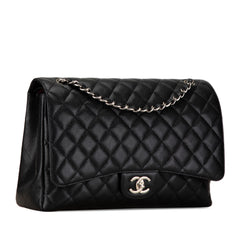 Maxi Classic Caviar Double Flap