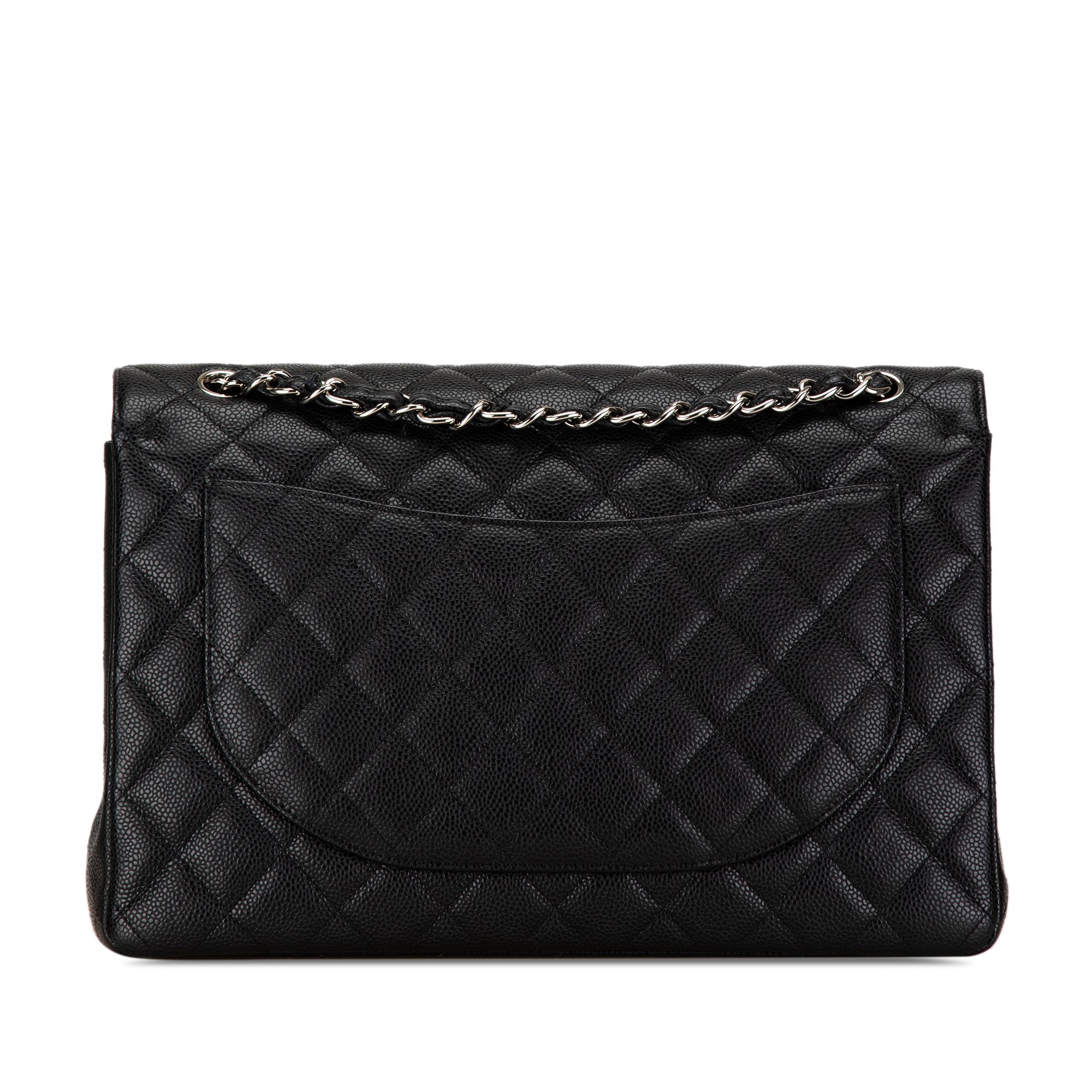 Maxi Classic Caviar Double Flap