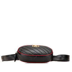 GG Marmont Leather Matelasse Torchon Belt Bag