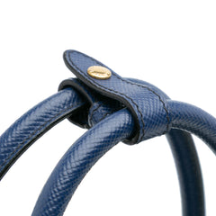 Large Saffiano Cuir Double Satchel