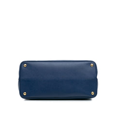 Large Saffiano Cuir Double Satchel