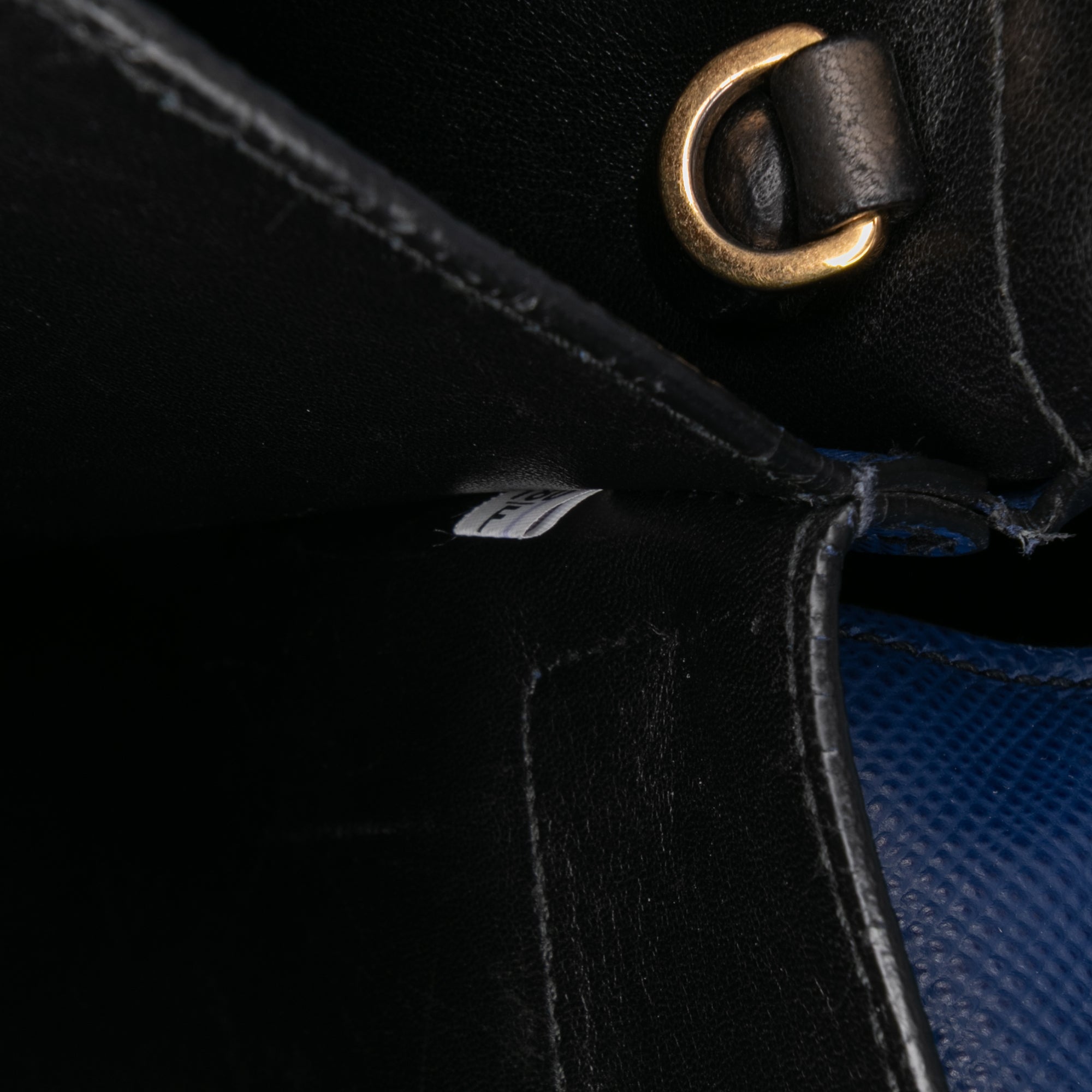 Large Saffiano Cuir Double Satchel