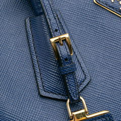 Large Saffiano Cuir Double Satchel