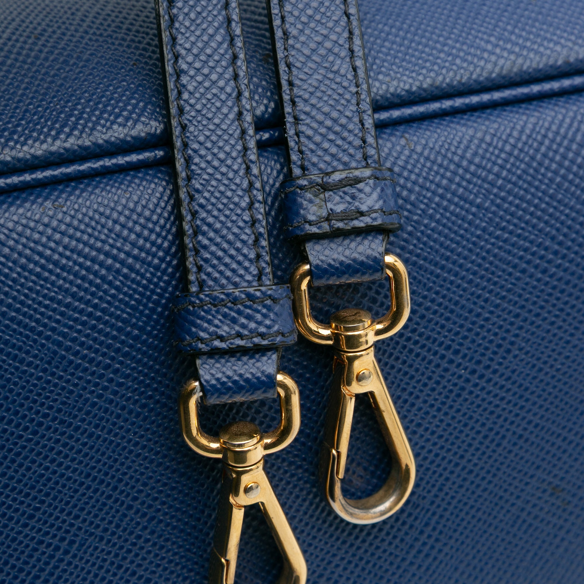 Large Saffiano Cuir Double Satchel