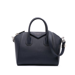 Small Grained Calfskin Antigona Satchel