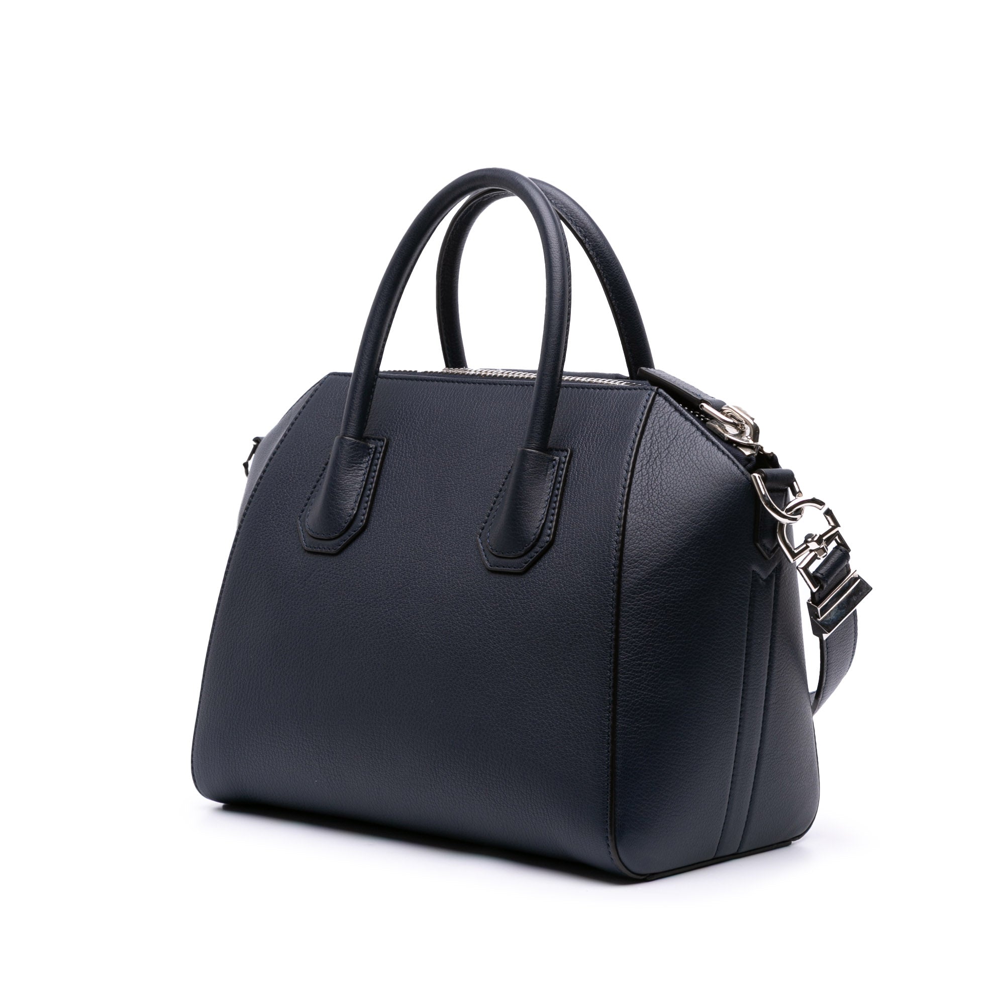 Small Grained Calfskin Antigona Satchel