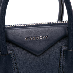 Small Grained Calfskin Antigona Satchel
