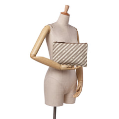 Canvas Logo Clutch
