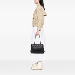 Small Quilted Calfskin Chain Me Tote