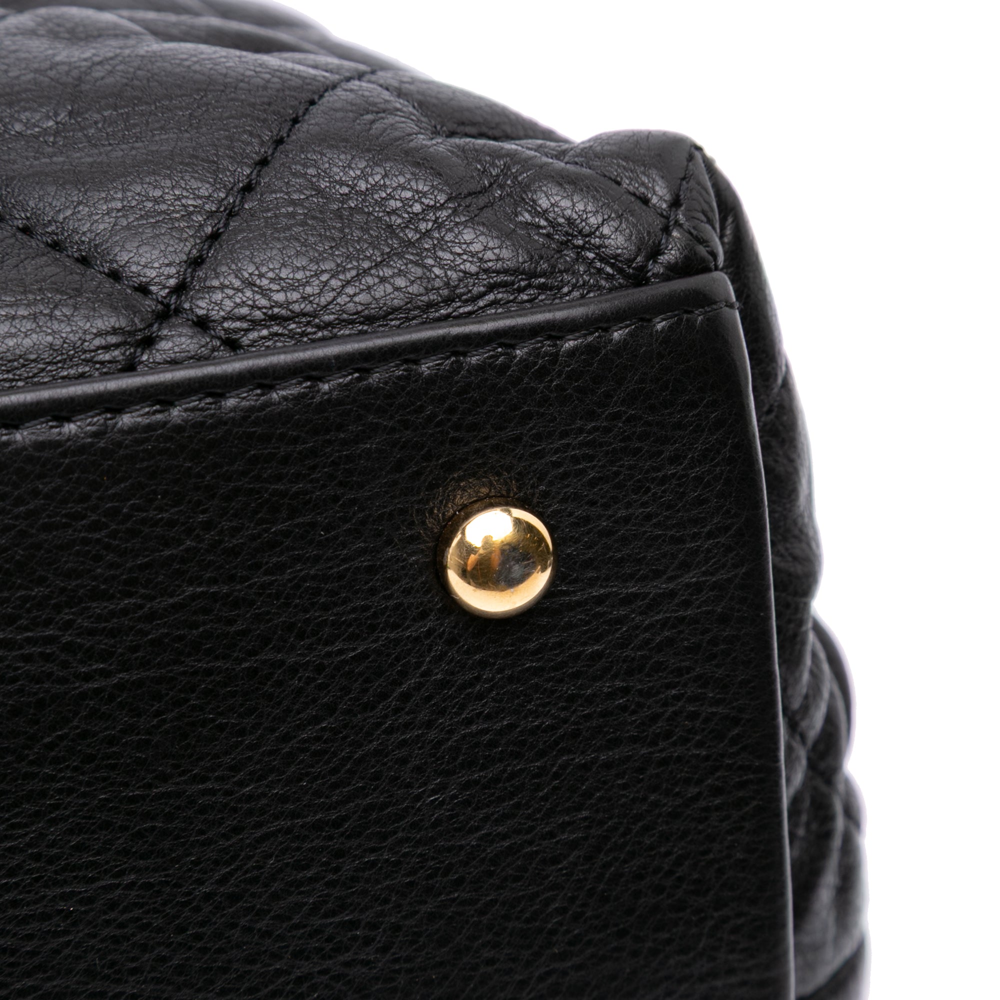 Small Quilted Calfskin Chain Me Tote