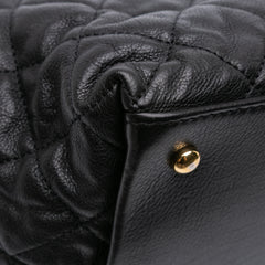 Small Quilted Calfskin Chain Me Tote