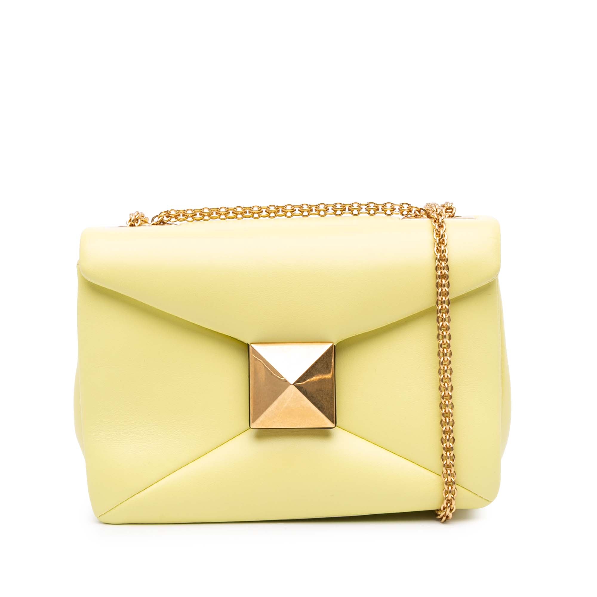 Nappa One Stud Chain Shoulder Bag