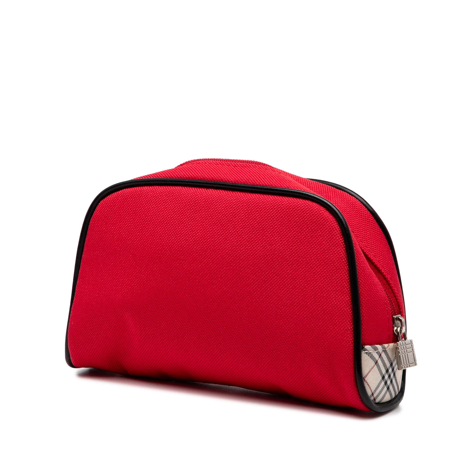 Nova Check Trimmed Canvas Pouch