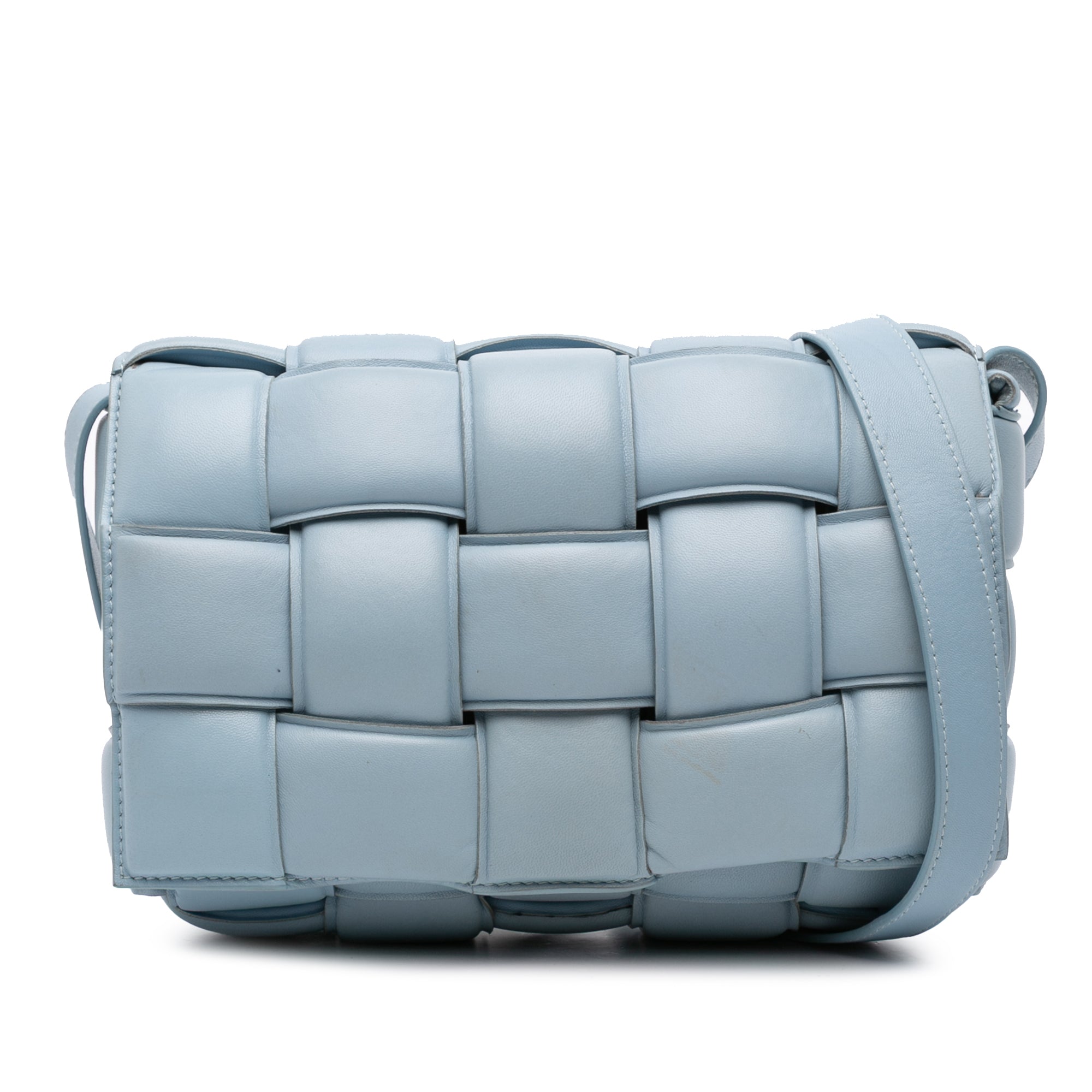 Nappa Intrecciato Padded Cassette Crossbody