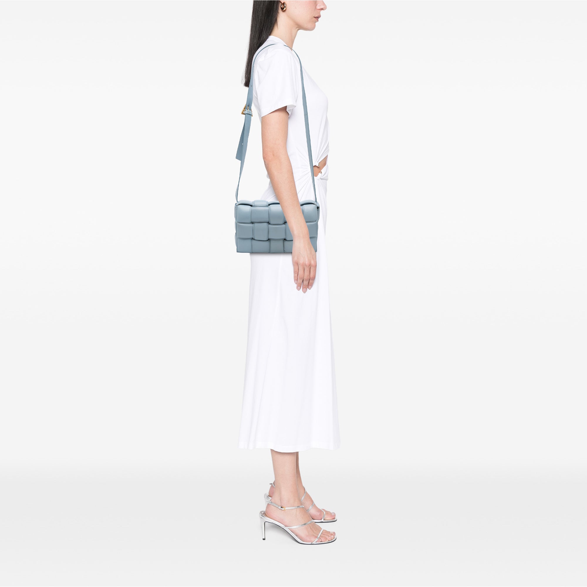 Nappa Intrecciato Padded Cassette Crossbody