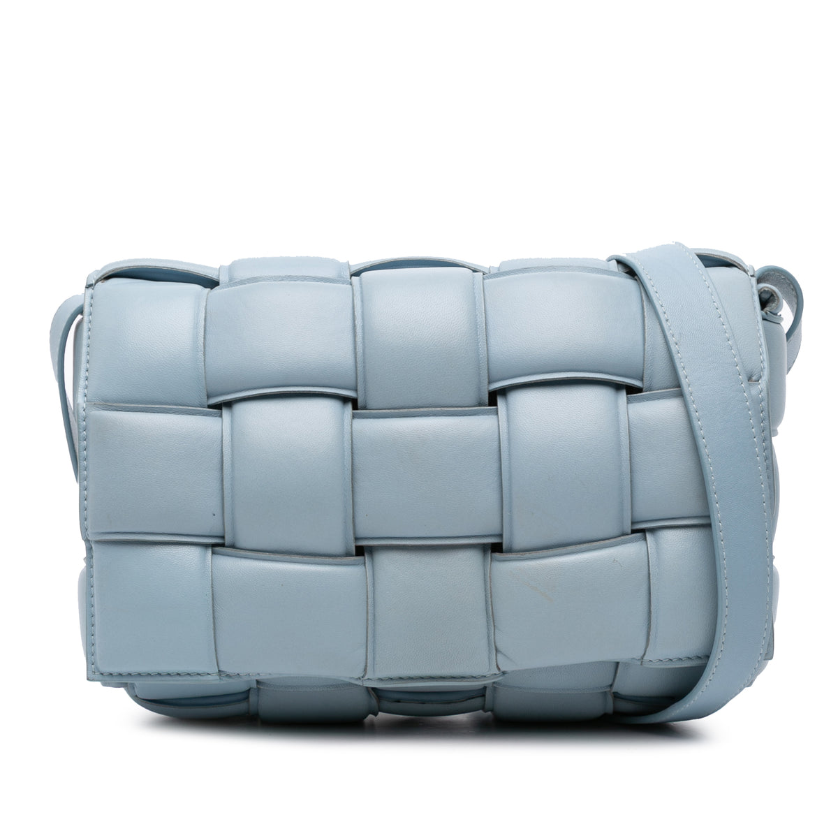 Nappa Intrecciato Padded Cassette Crossbody