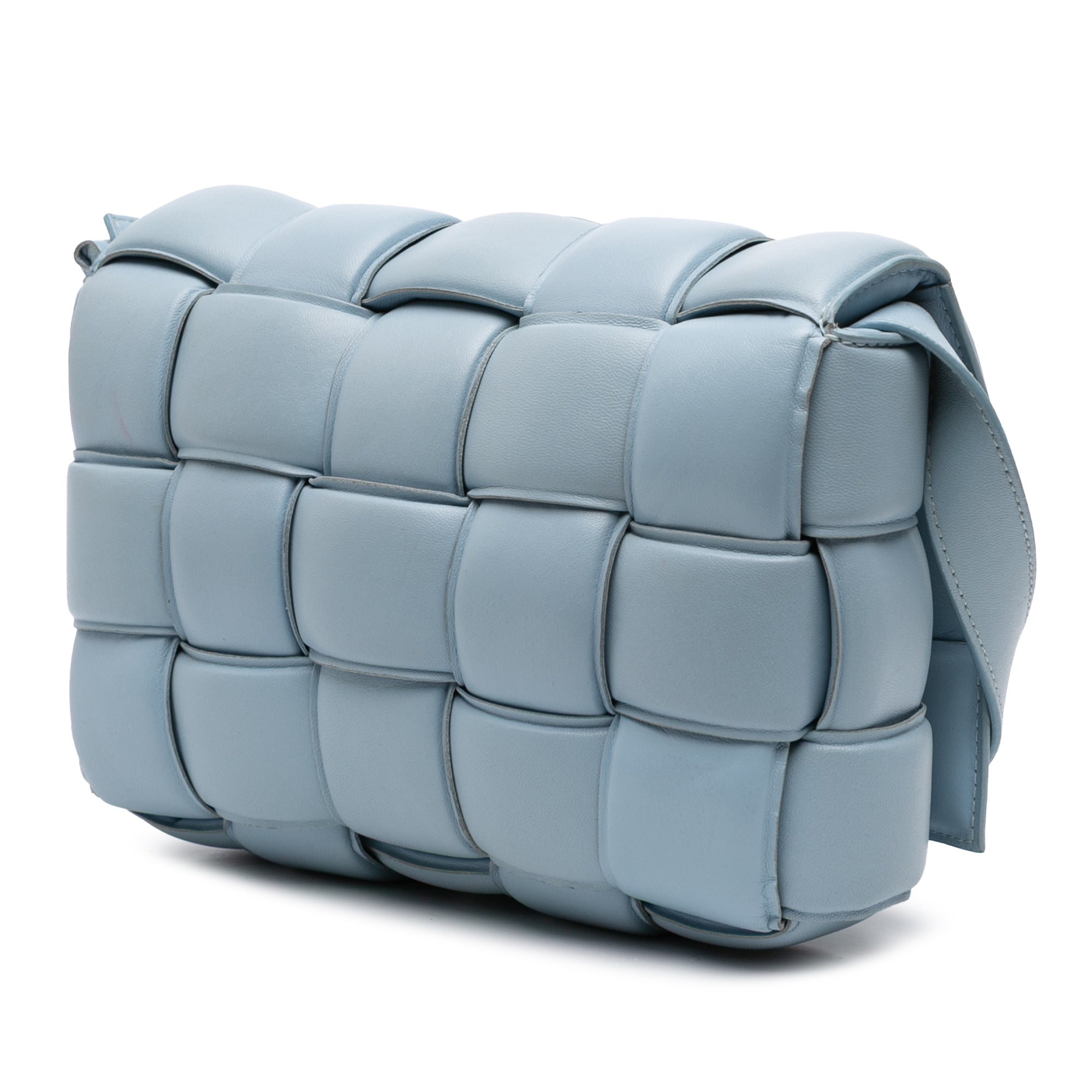Nappa Intrecciato Padded Cassette Crossbody