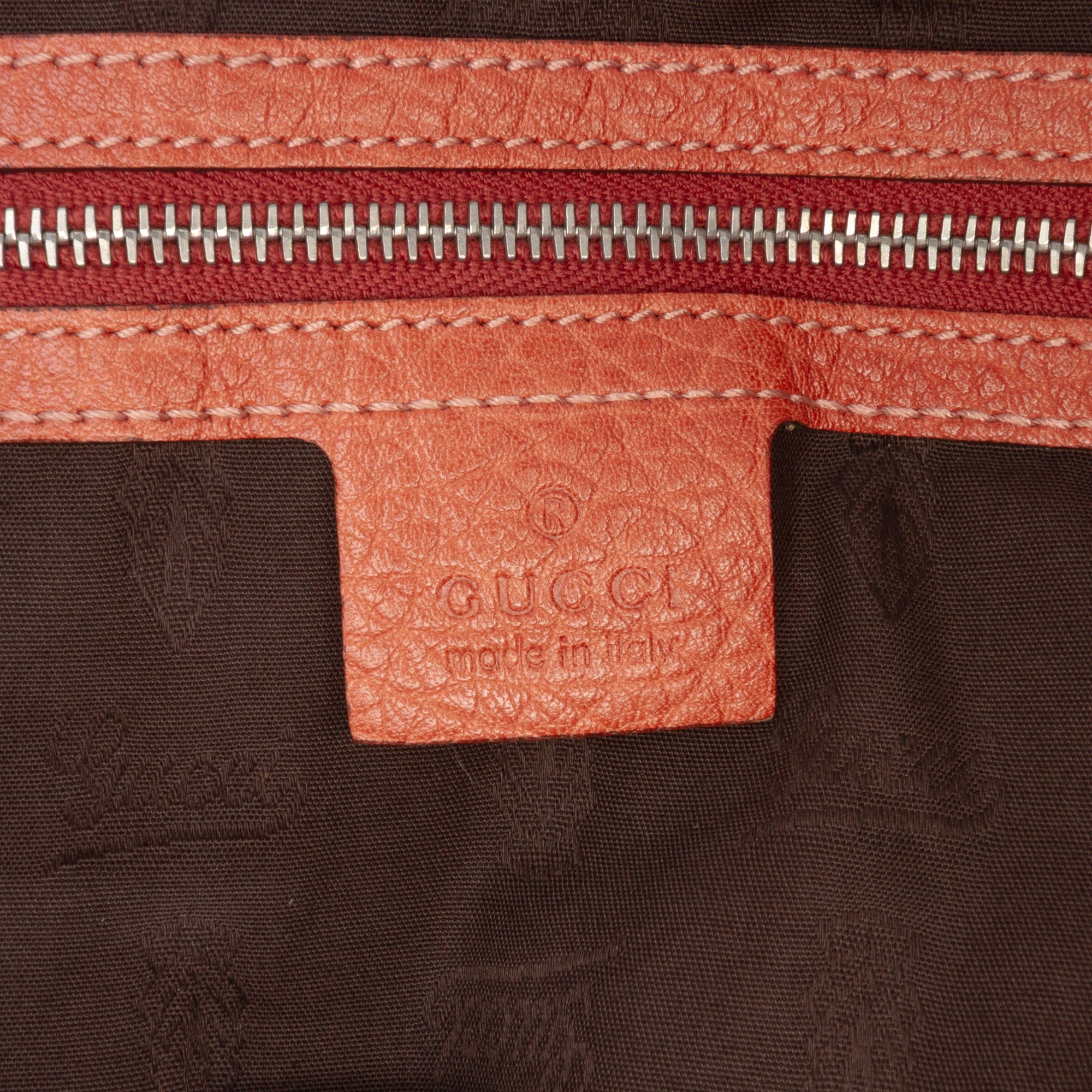 Medium Leather Bamboo Bar Tote