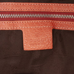 Medium Leather Bamboo Bar Tote