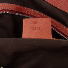 Medium Leather Bamboo Bar Tote
