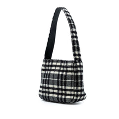 Vintage Check Wool Shoulder Bag