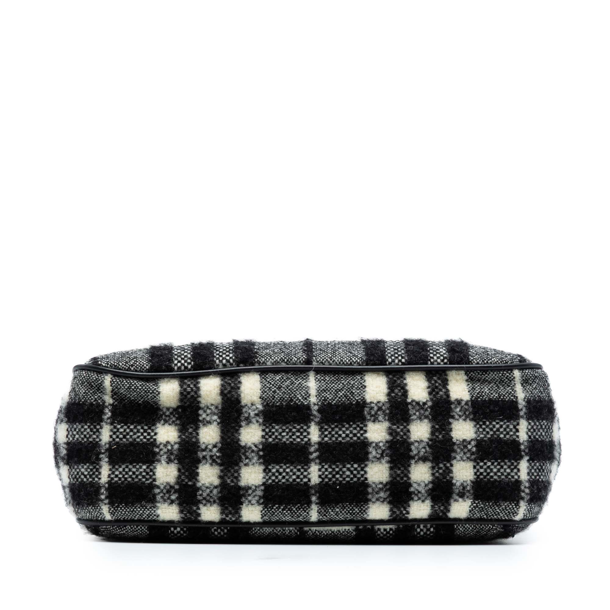 Vintage Check Wool Shoulder Bag