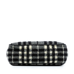 Vintage Check Wool Shoulder Bag