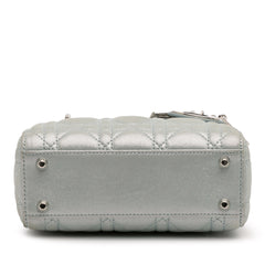 Mini Iridescent Lambskin Cannage Lady Dior