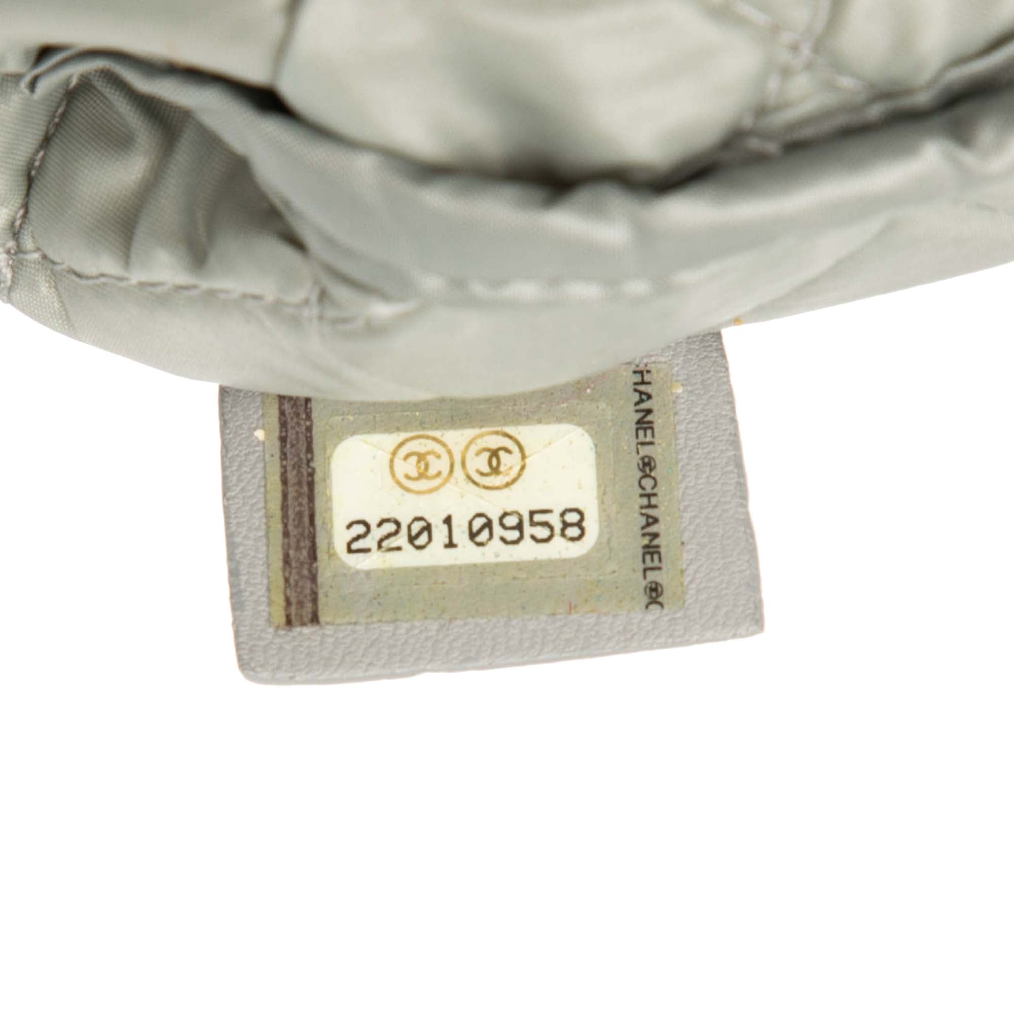 Medium Lambskin Colorblock Patchwork O Case