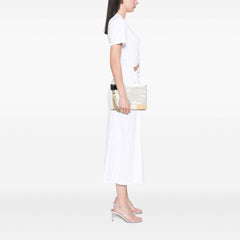 Medium Lambskin Colorblock Patchwork O Case