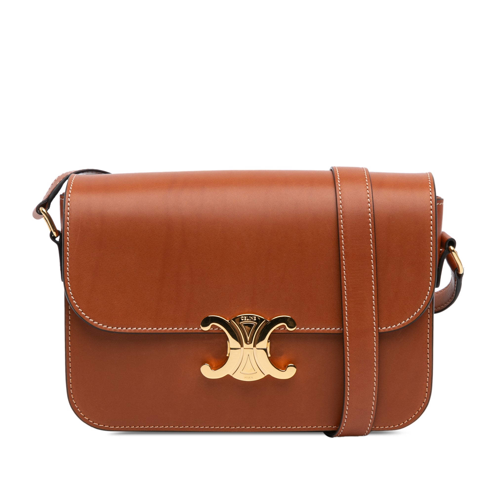 Classique Shiny Calfskin Triomphe Crossbody