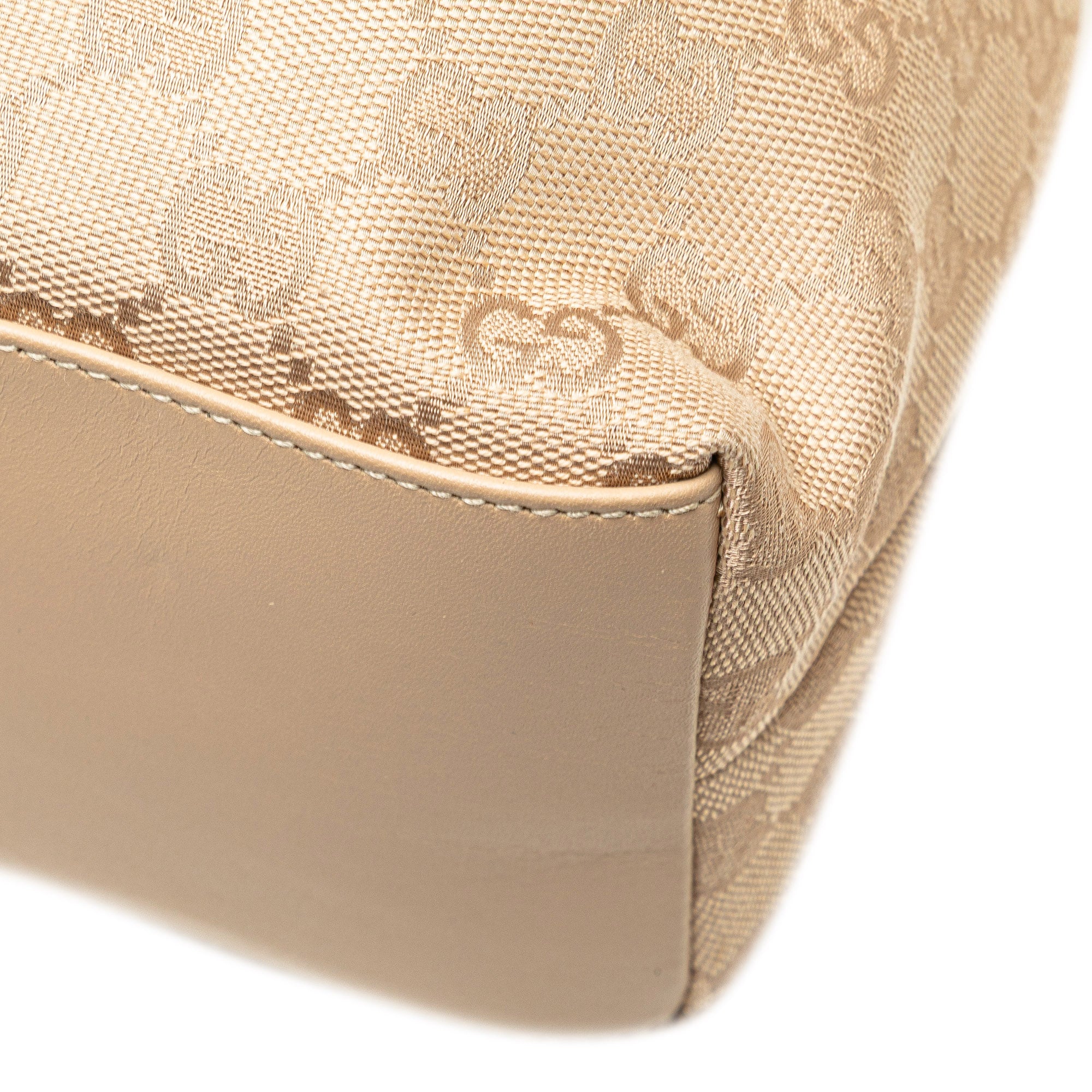 GG Canvas Bamboo Handbag