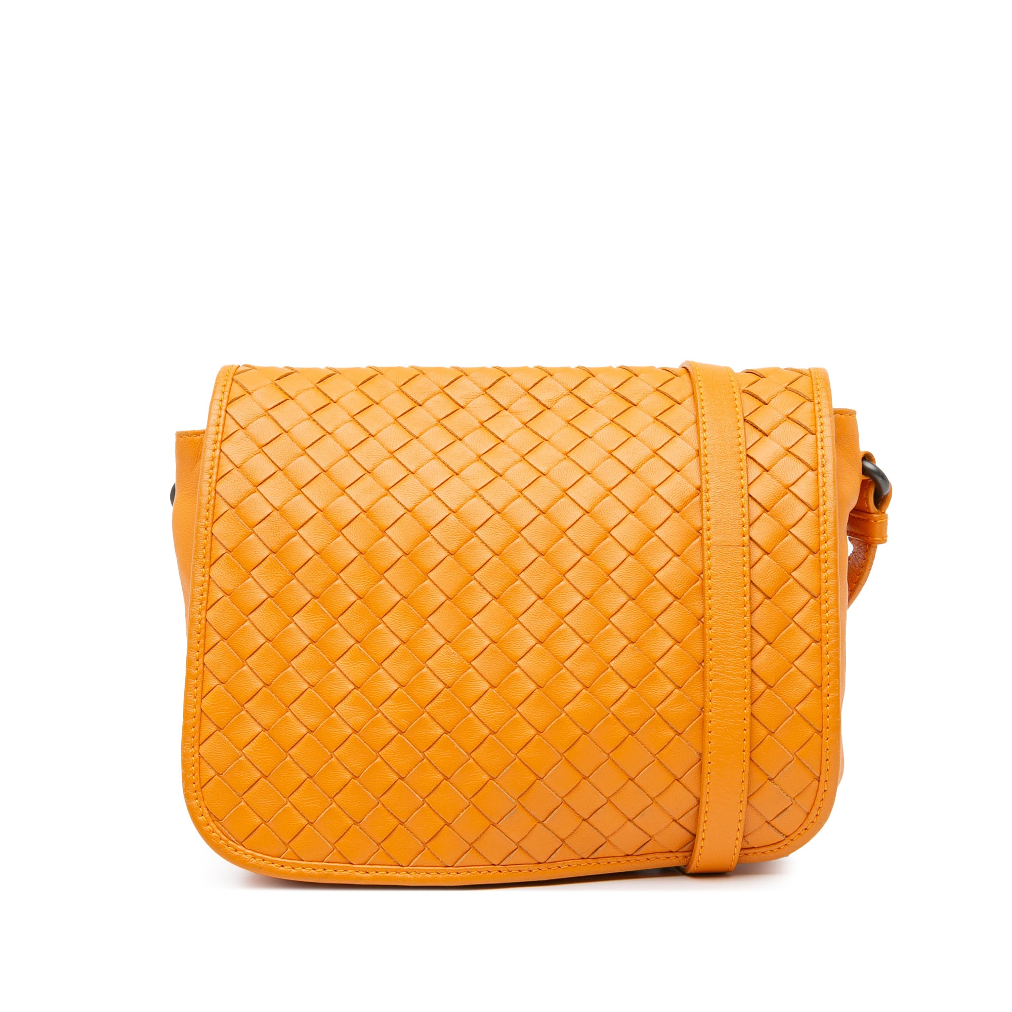 Nappa Intrecciato Flap Crossbody