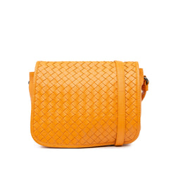 Nappa Intrecciato Flap Crossbody