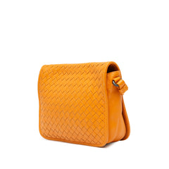 Nappa Intrecciato Flap Crossbody