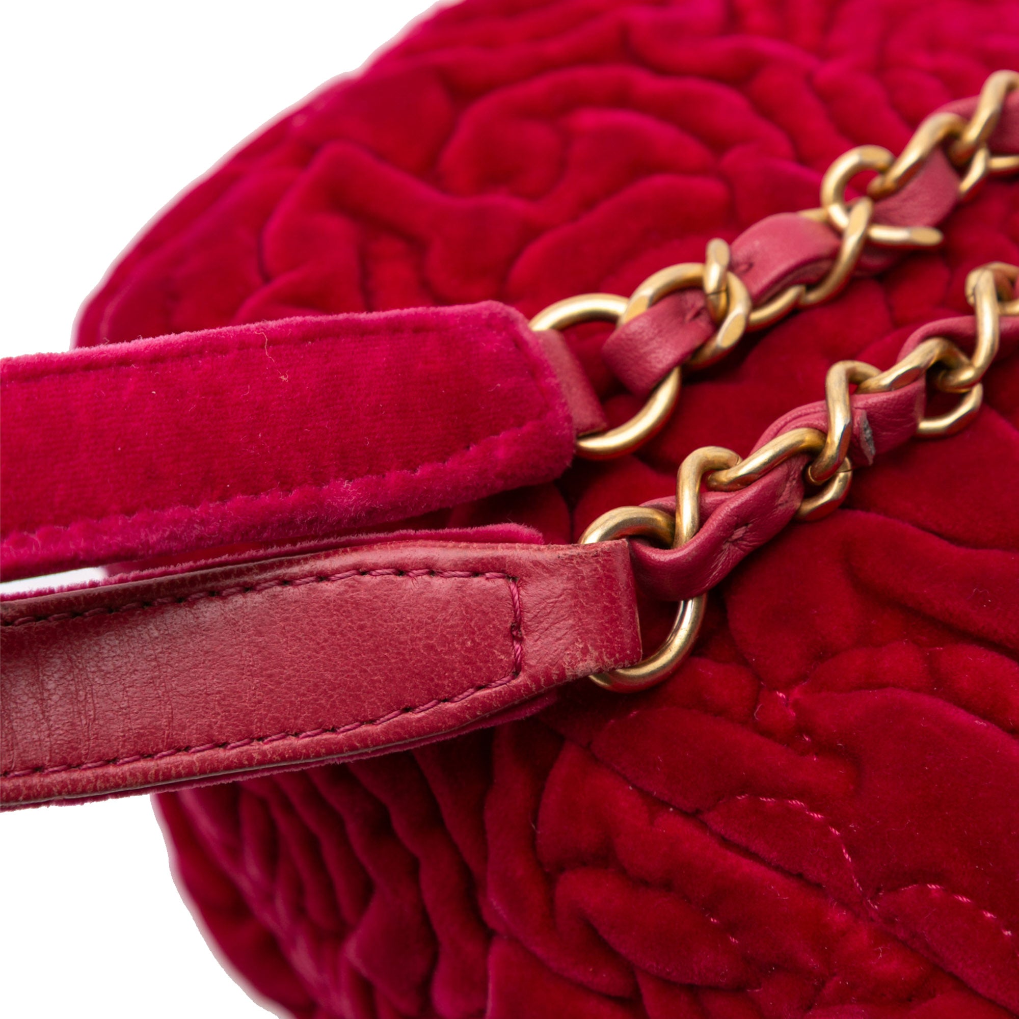 Mini Velvet Camellia Flap