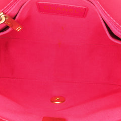 Mini Velvet Camellia Flap