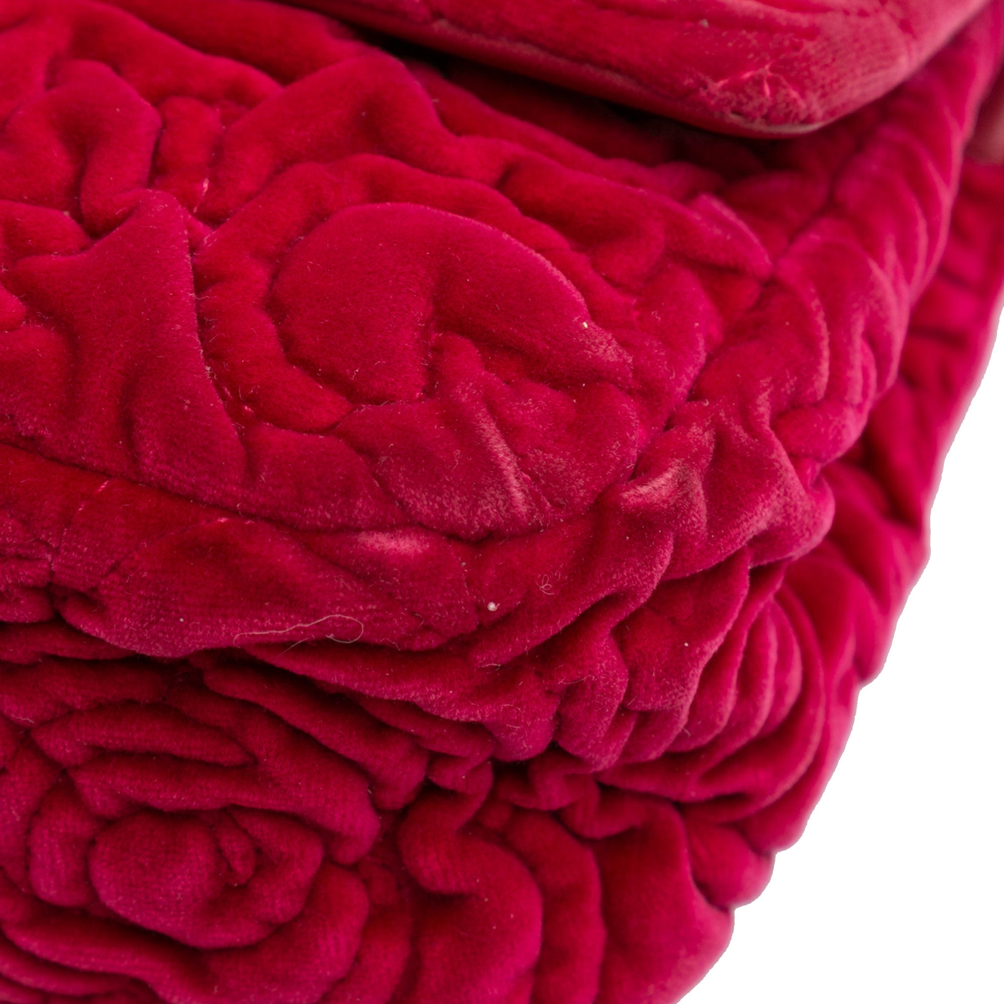 Mini Velvet Camellia Flap