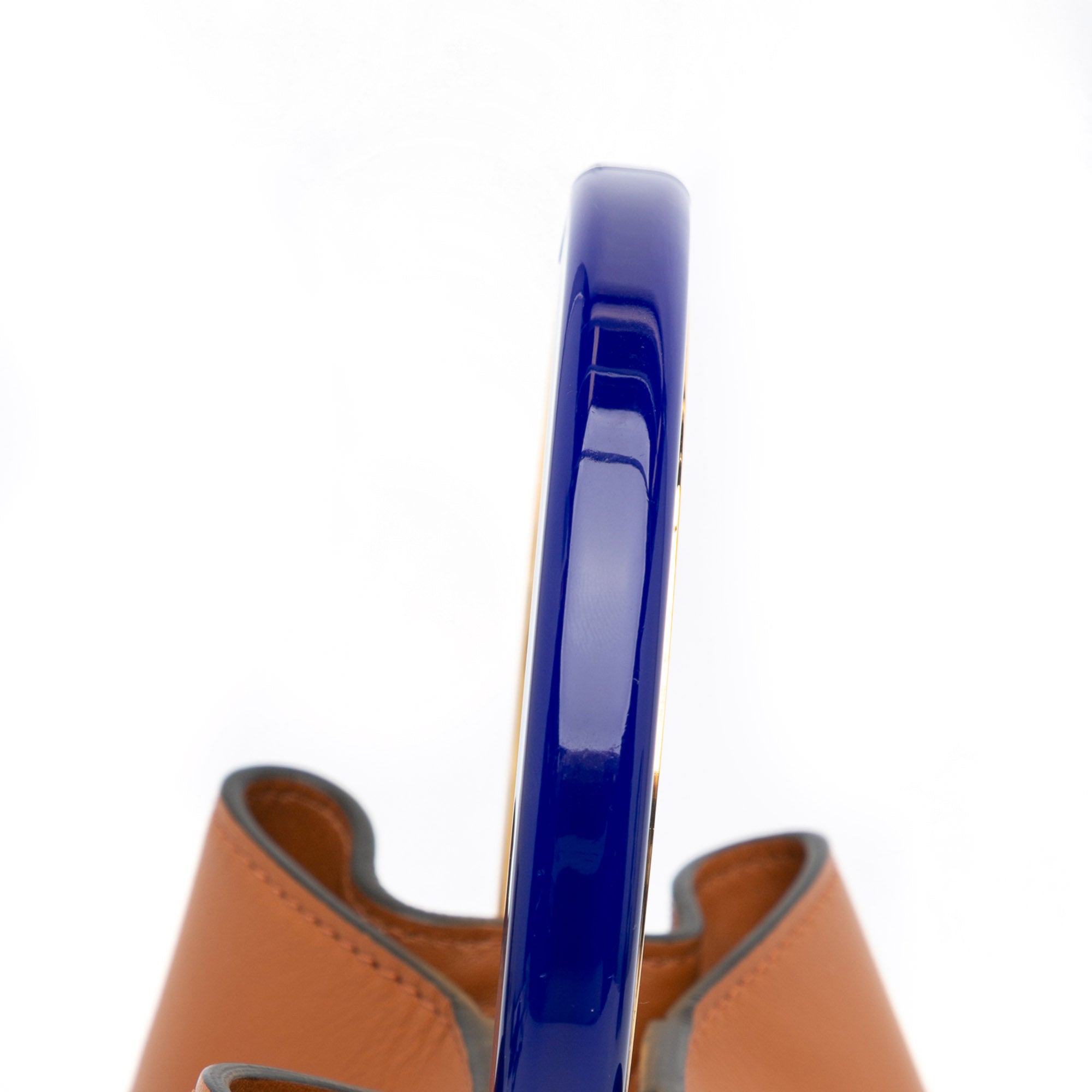 Calfskin Pannier Bucket Bag