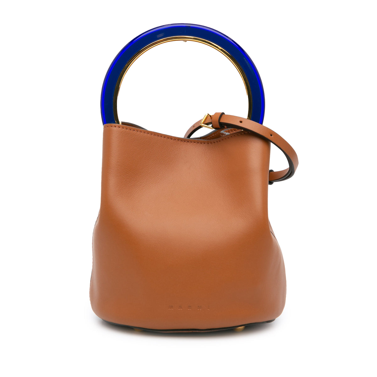 Calfskin Pannier Bucket Bag