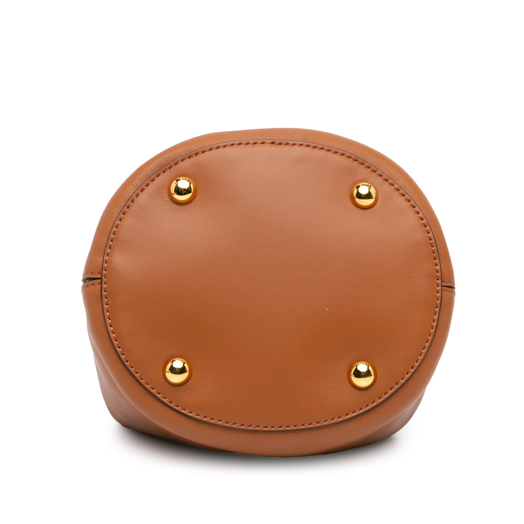 Calfskin Pannier Bucket Bag