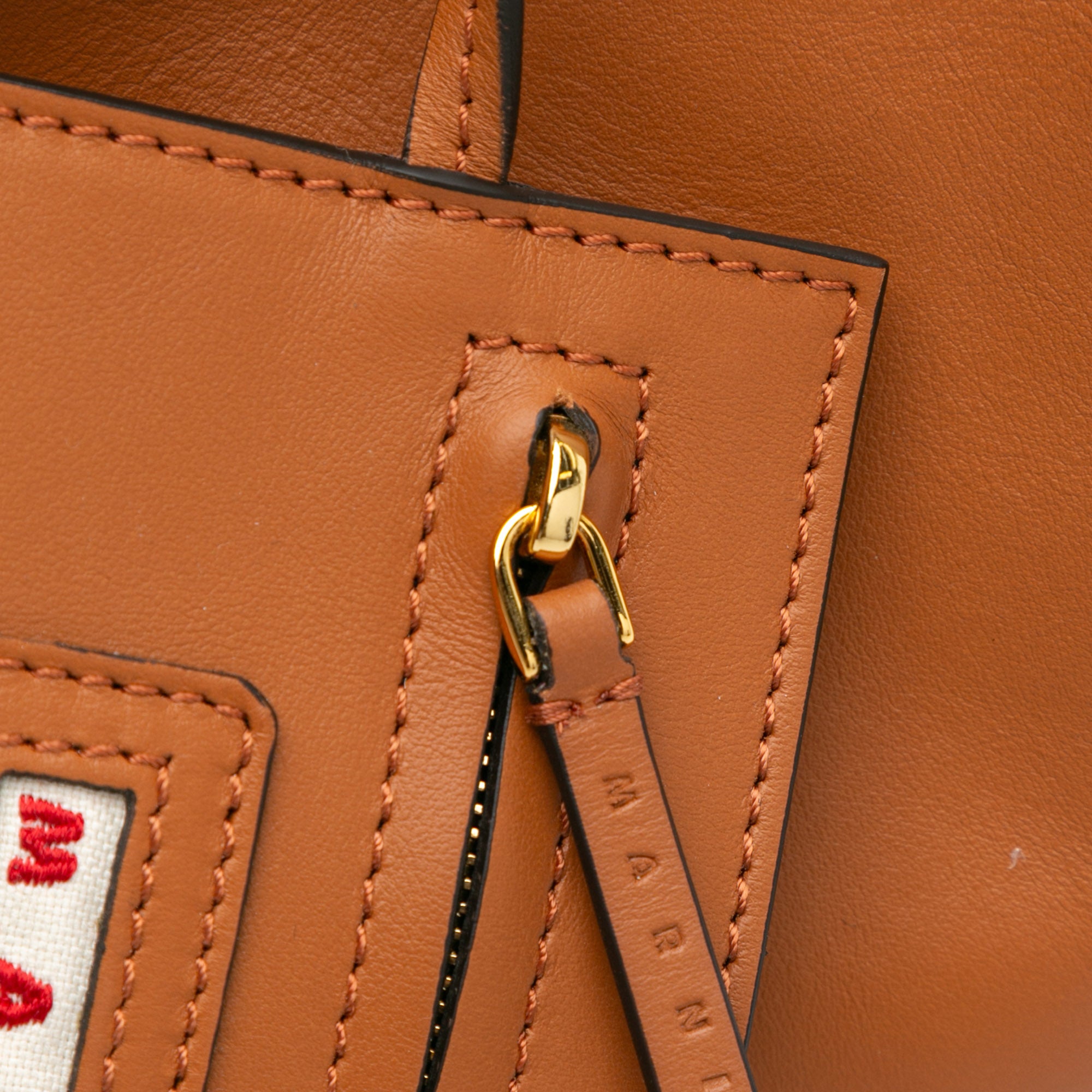 Calfskin Pannier Bucket Bag