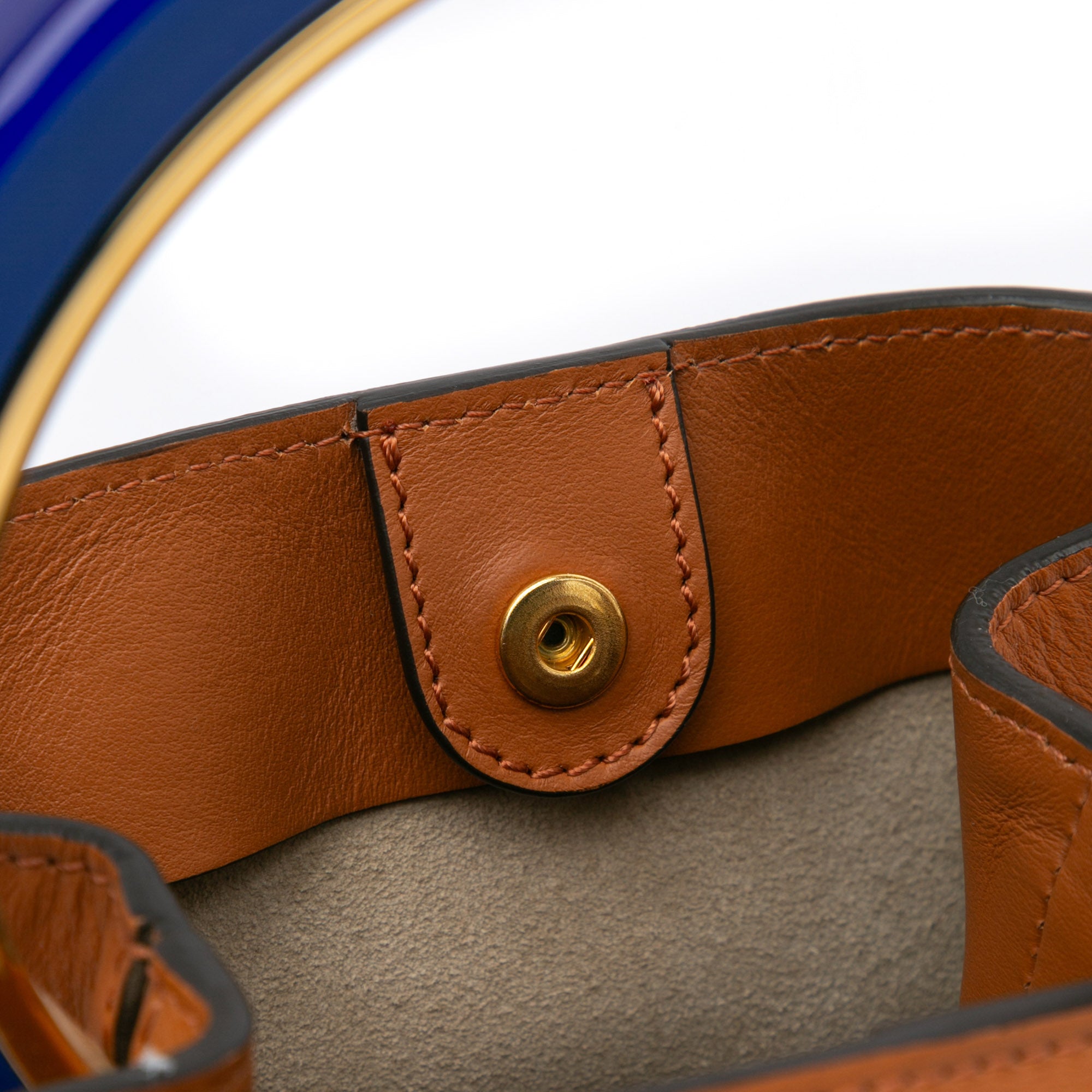 Calfskin Pannier Bucket Bag