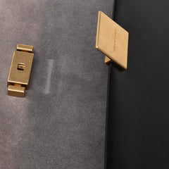 Medium Calfskin and Suede Bellechasse Bag